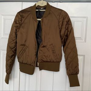 H&M Quilted Bomber Jacket